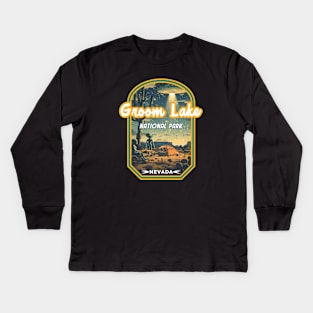 Groom Lake National park 2 Kids Long Sleeve T-Shirt